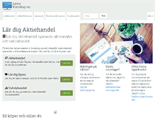 Tablet Screenshot of aktiekunskap.nu